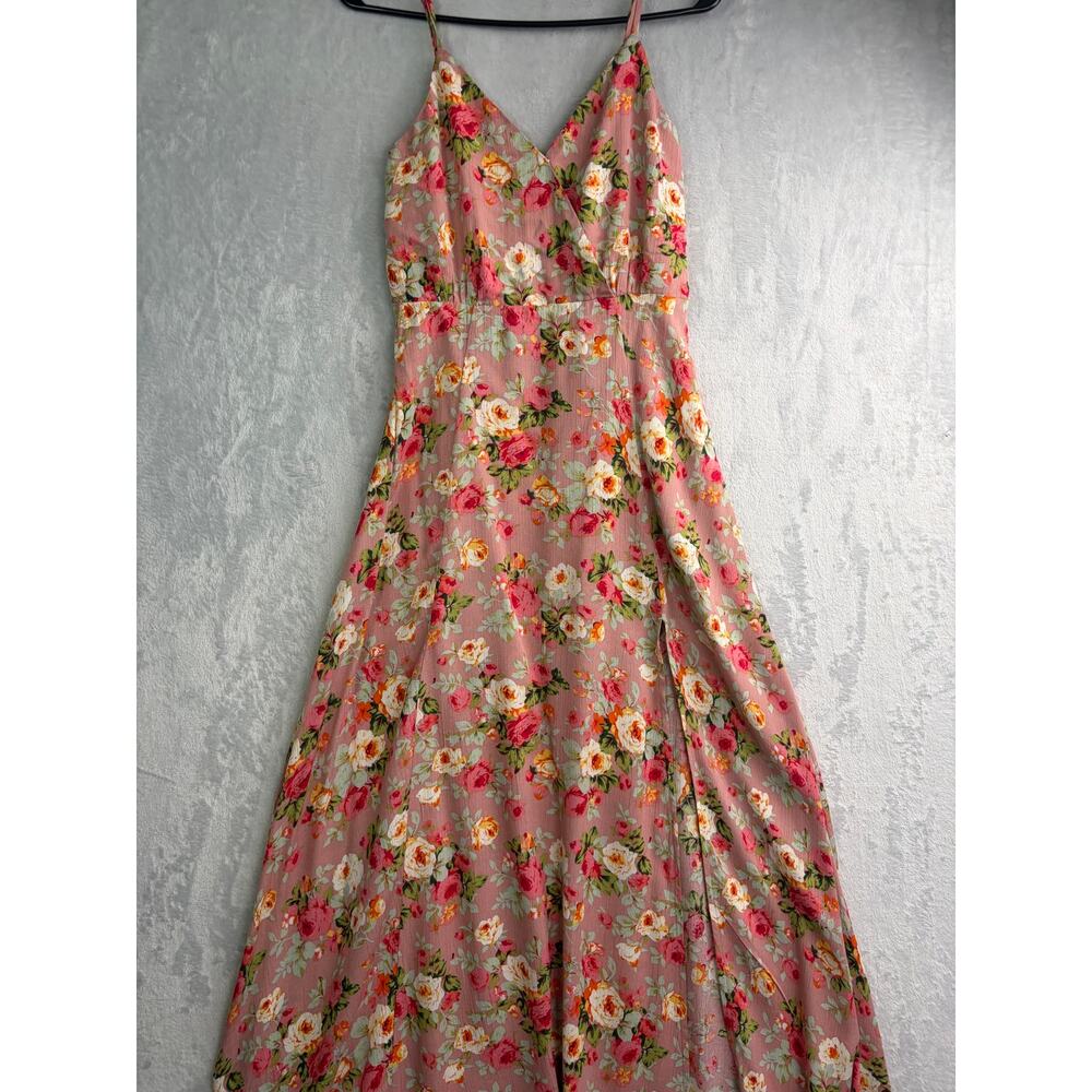 Lulus Everlasting Bliss Blush Floral Maxi Dress - Size Small - NWT - Picture 5 of 10